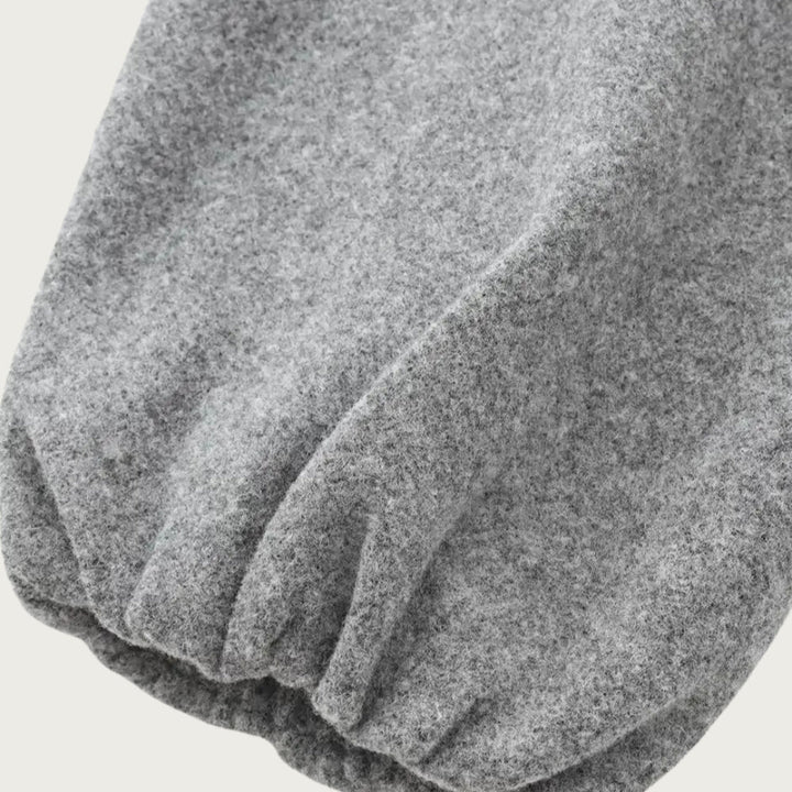 Cropped women's transitional jacket – with balloon sleeves & modern cut