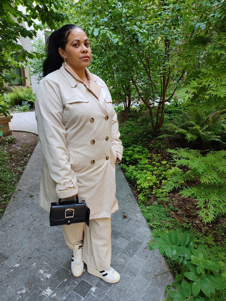 Luxurious vegan leather handbag & wallet set