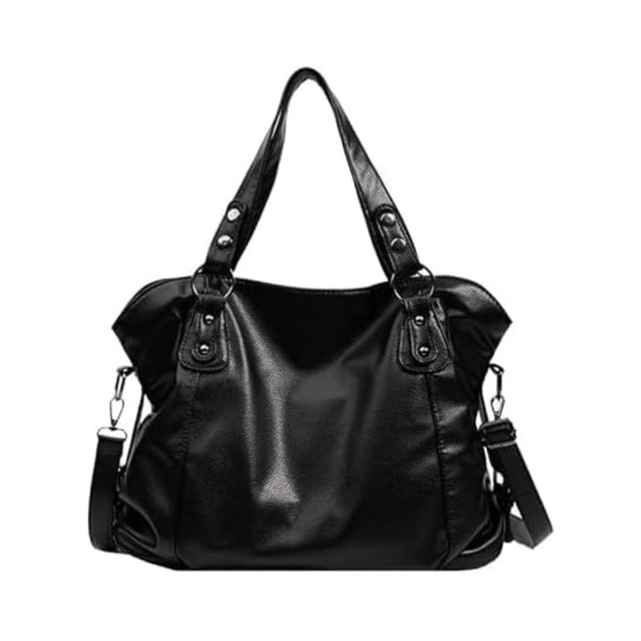 Elegant tote bag made of faux leather