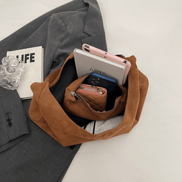 Vegan leather beach bag – Large summer bag with rope handles