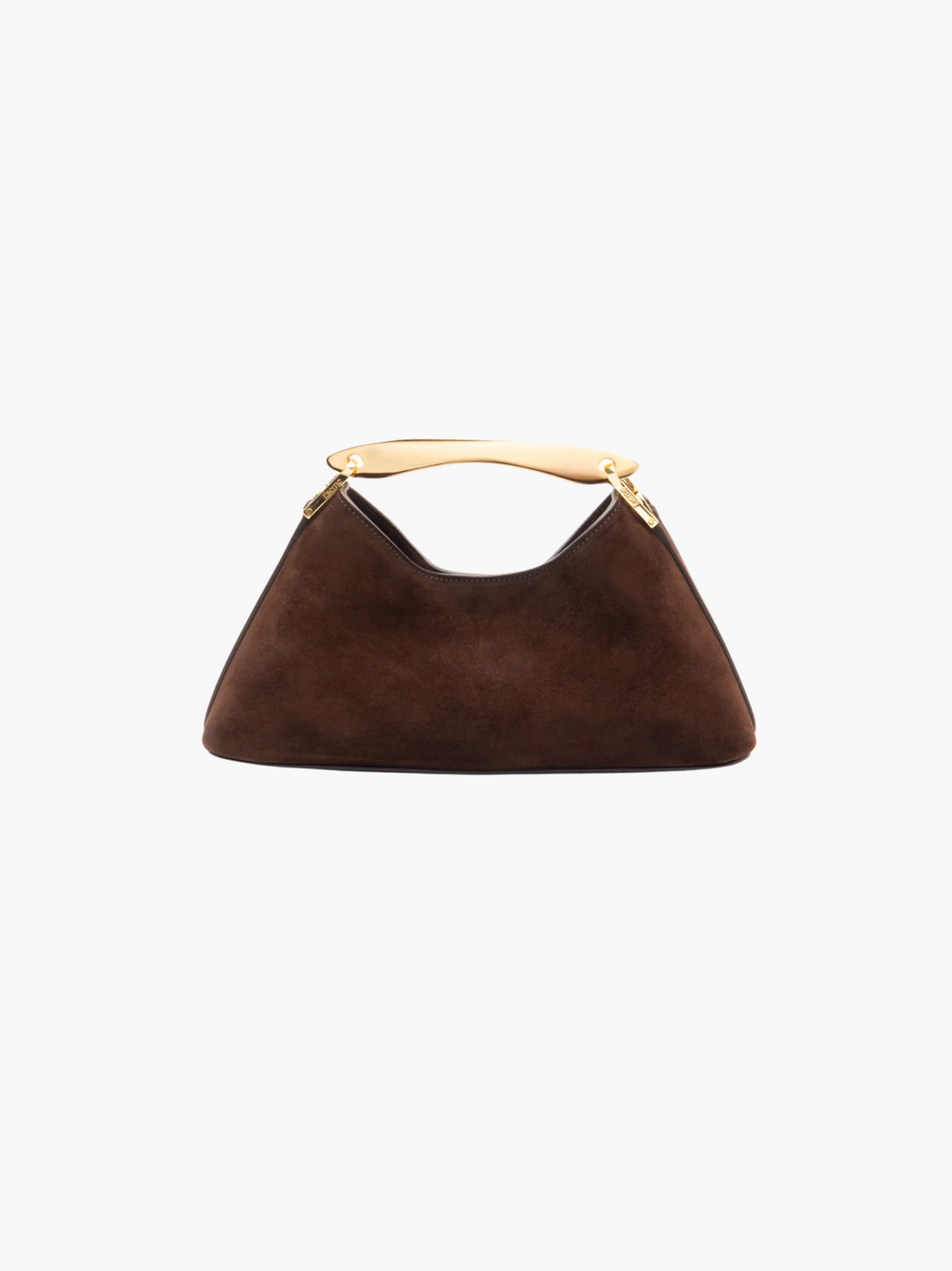 Luxurious mini handbag made of vegan suede – elegant look