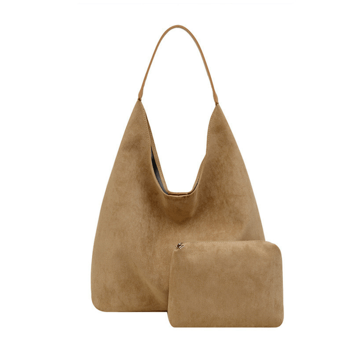 Vegan leather beach bag – Large summer bag with rope handles