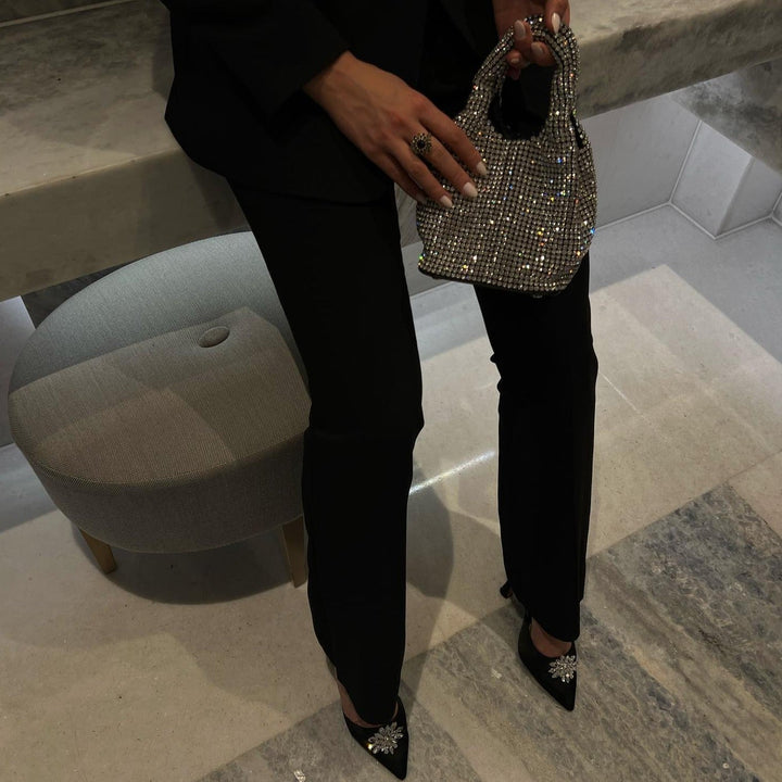 Sparkling Rhinestone Evening Bag Women – Mini Clutch with Shoulder Chain