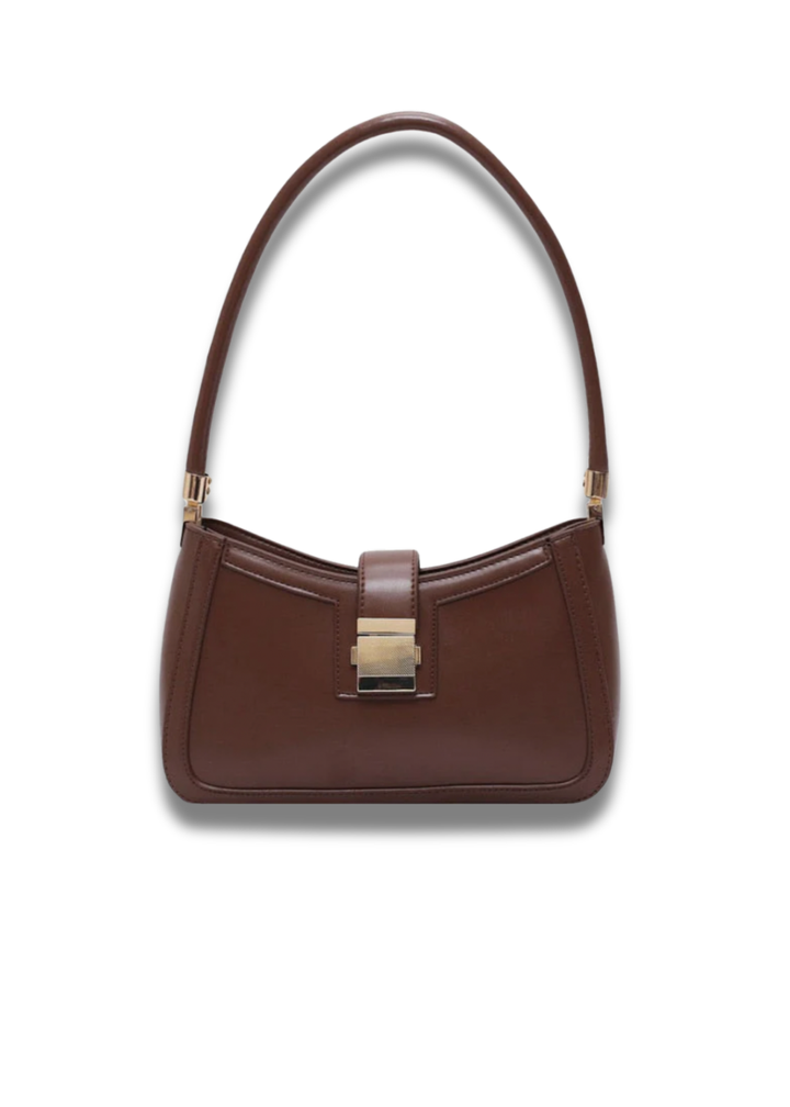 Women's Shoulder Bag Black – Elegant & with Zipper