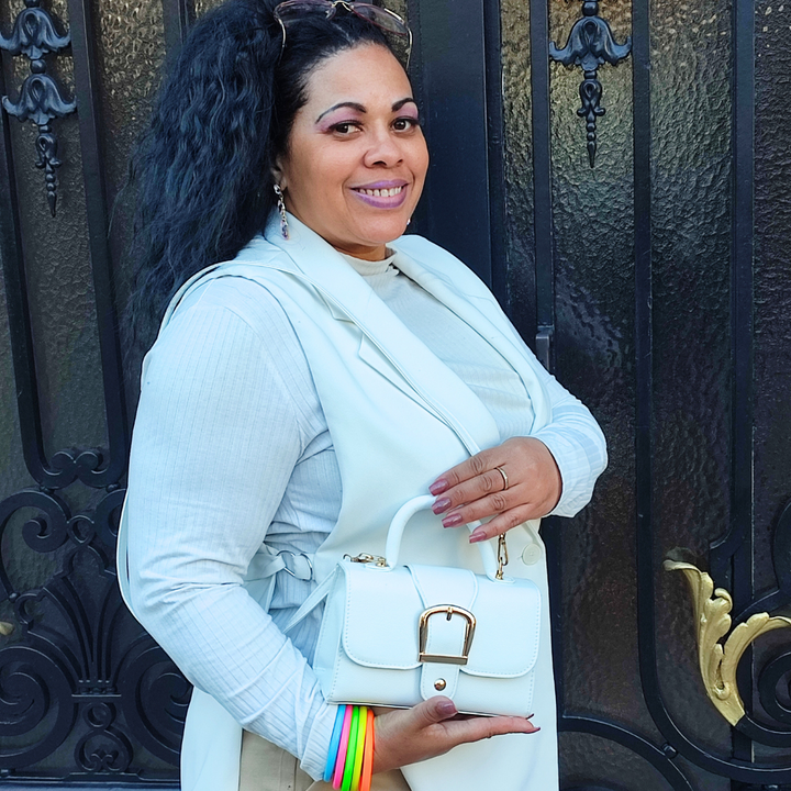 Luxurious vegan leather handbag & wallet set