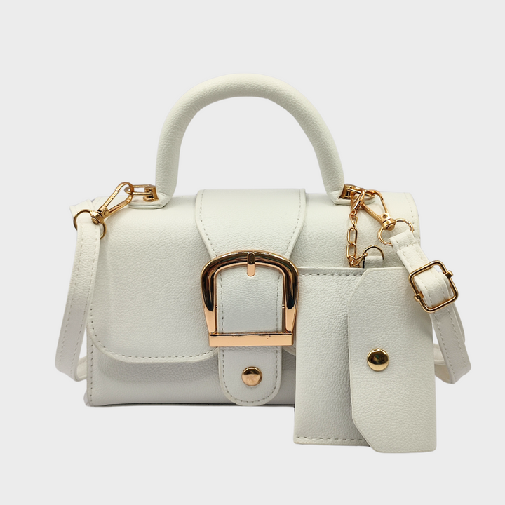 Luxurious vegan leather handbag & wallet set