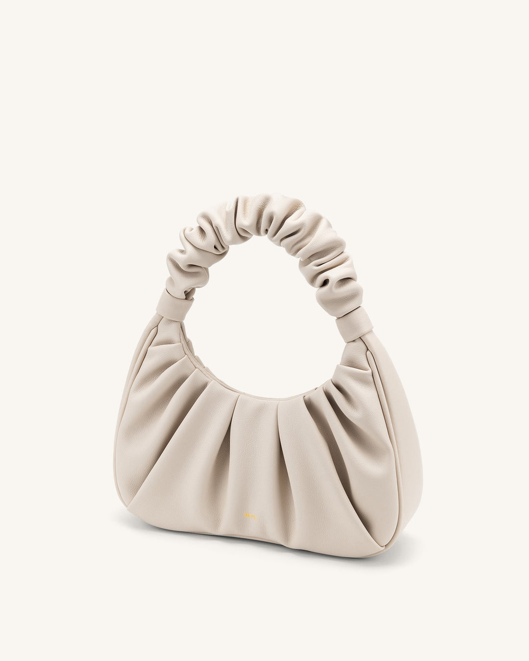 Shoulder bag made of vegan leather in ivory