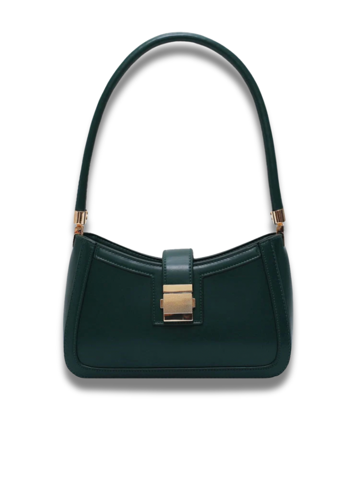 Women's Shoulder Bag Black – Elegant & with Zipper