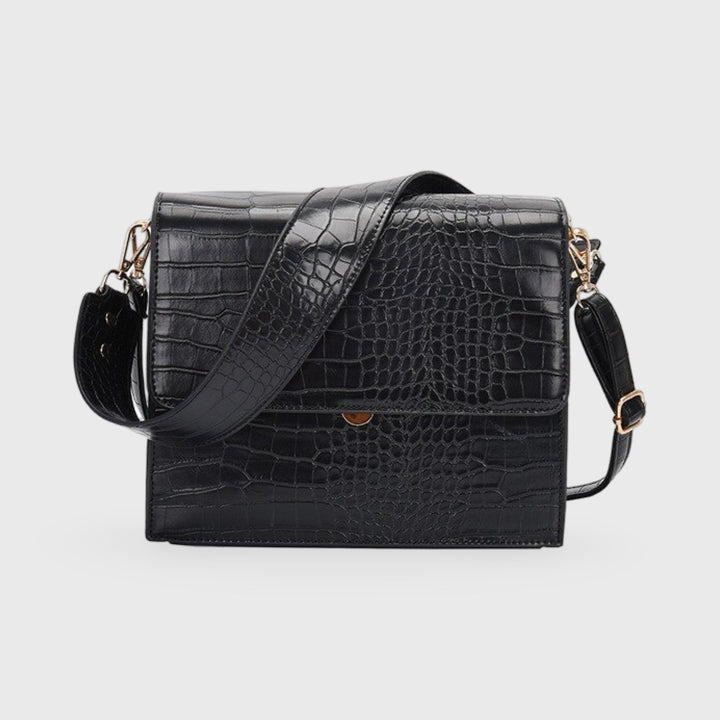Crossbody Bag Women Croco Look – Vegan Leather & Elegant