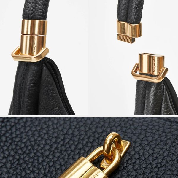 Elegant women's leather handbag – classic & timeless shoulder bag