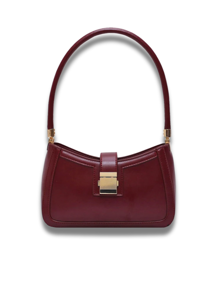 Women's Shoulder Bag Black – Elegant & with Zipper