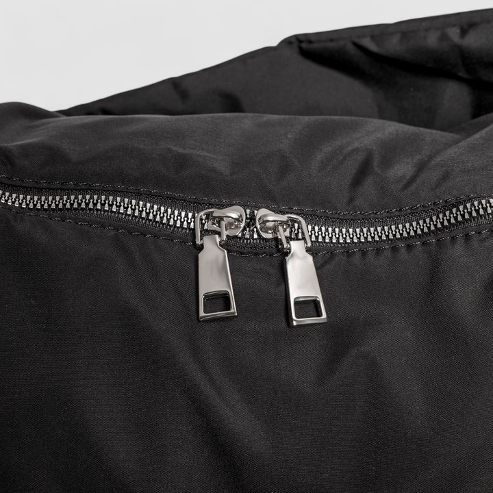 Puffer Shoulder Bag Women – Vegan Leather Hobo Bag with Zipper