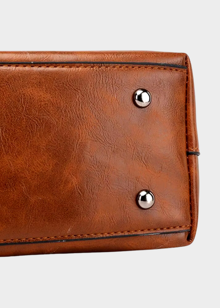 Vegan handbag women – medium-sized shoulder bag with handles