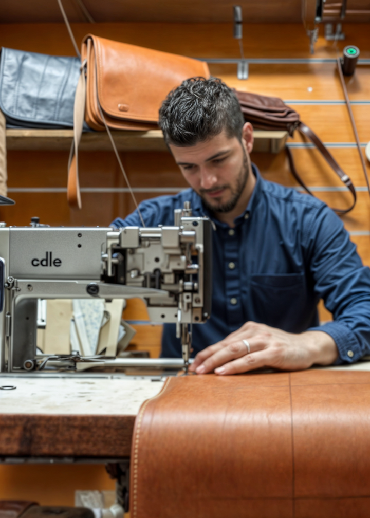 Vegan handbag women – medium-sized shoulder bag with handles