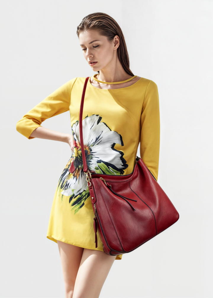 Vegane Handtasche Damen – Große Schultertasche Alltag & Büro