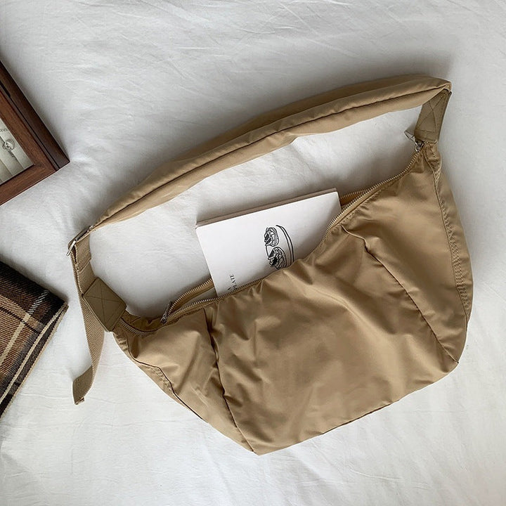 Women's Puffer Shoulder Bag – Light, Water-Repellent & Spacious