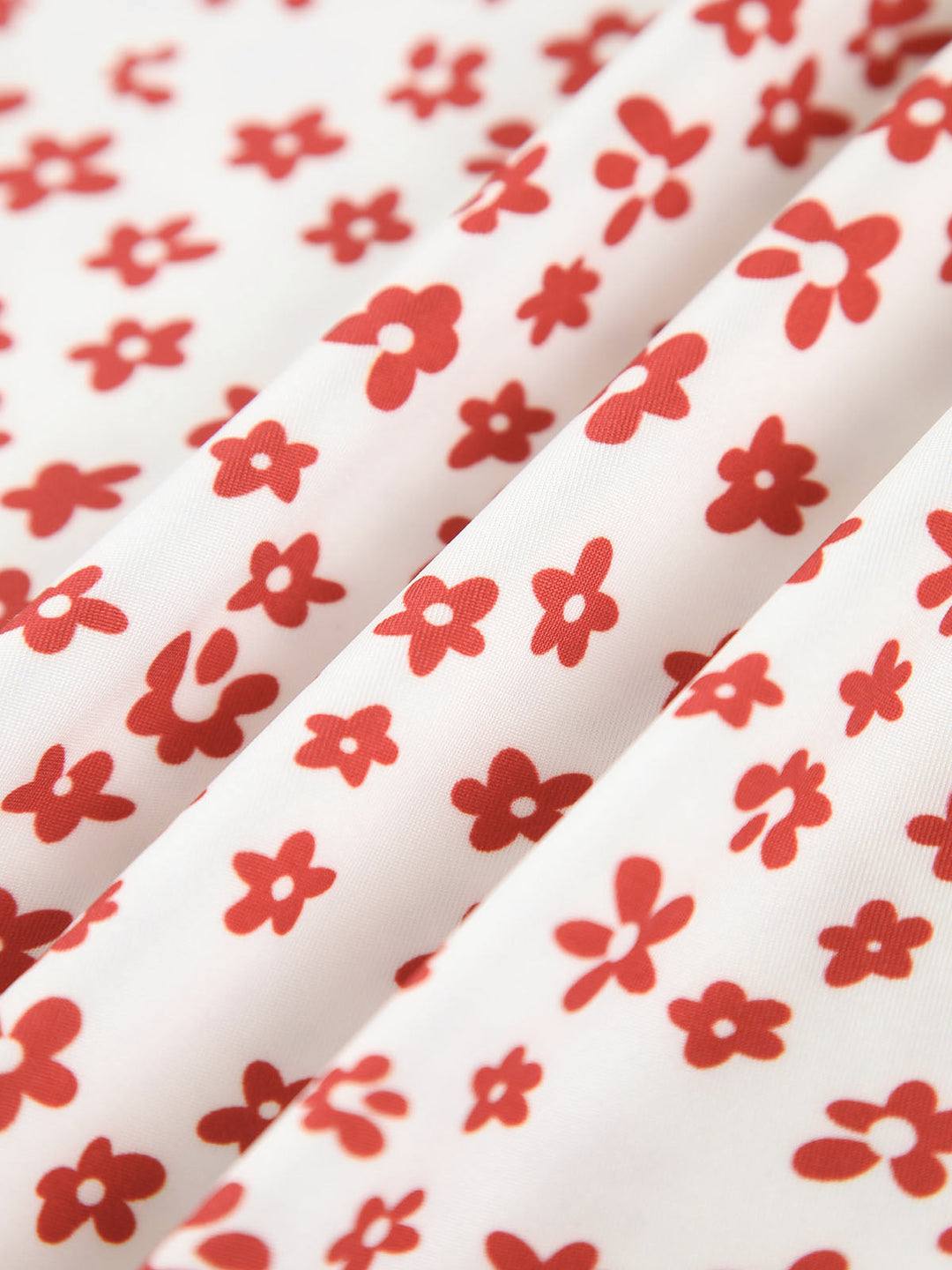 Long summer dress with floral pattern – backless, flowing