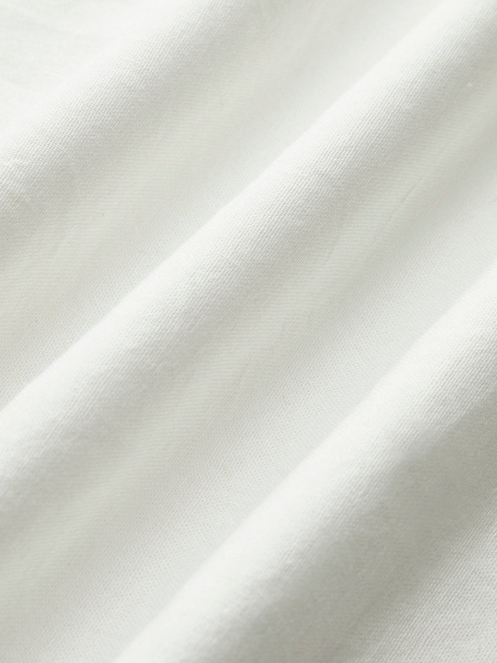 Two-piece summer set made of cotton & linen – backless & halter top