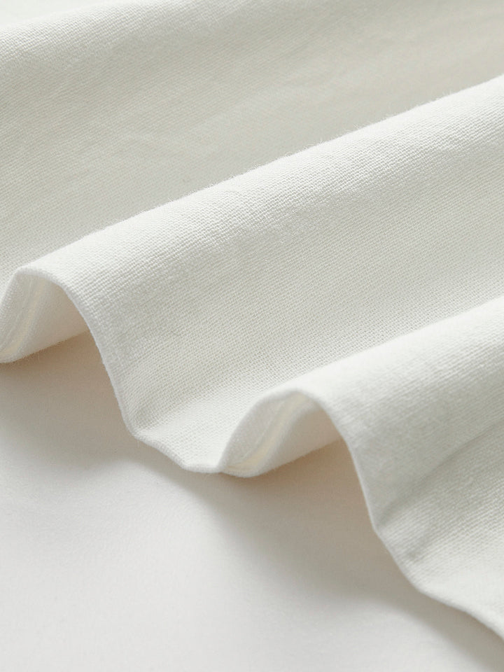 Two-piece summer set made of cotton & linen – backless & halter top