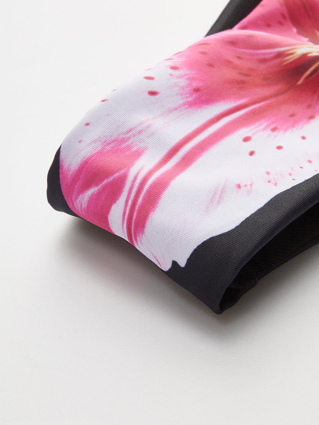 3-piece flower bikini set with mesh skirt – fashionable swimwear