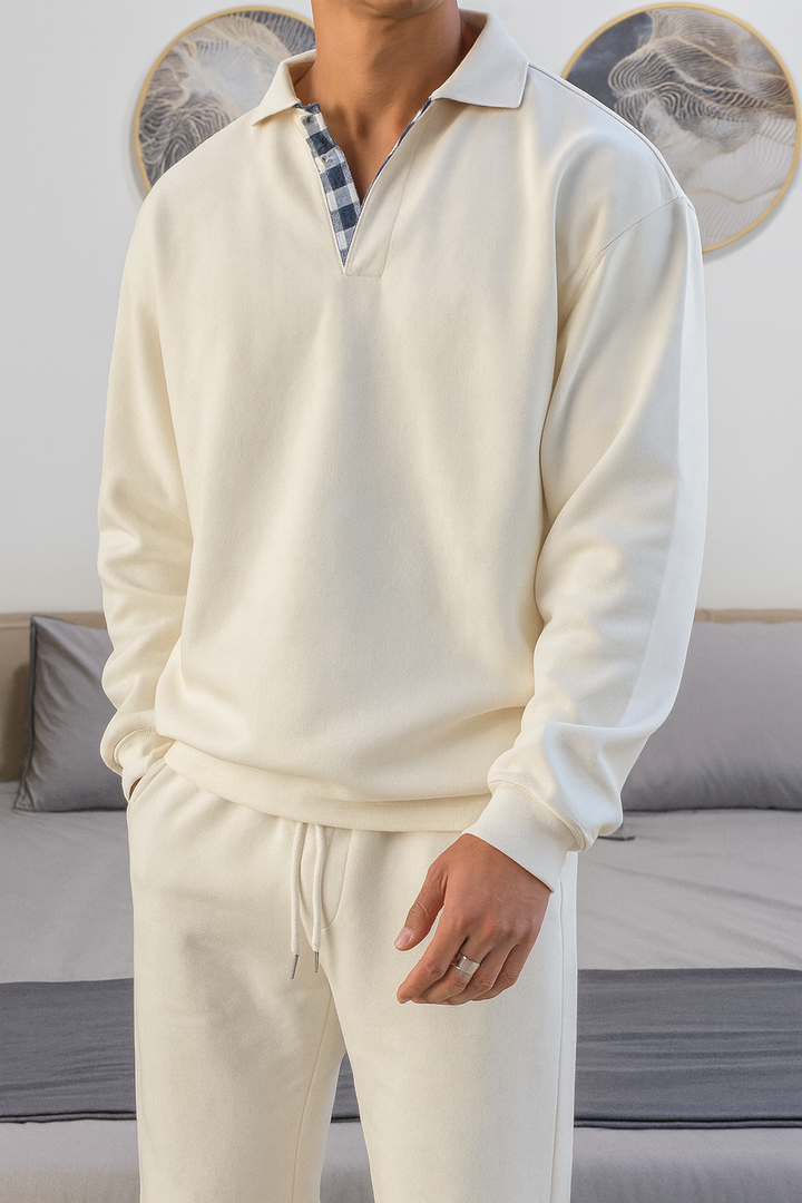 Men's Sweater Casual Collar High-Quality Fabric Casual