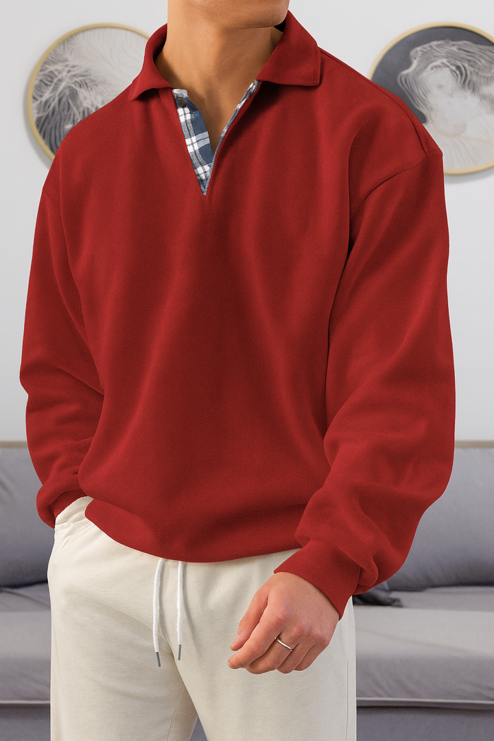 Men's Sweater Casual Collar High-Quality Fabric Casual