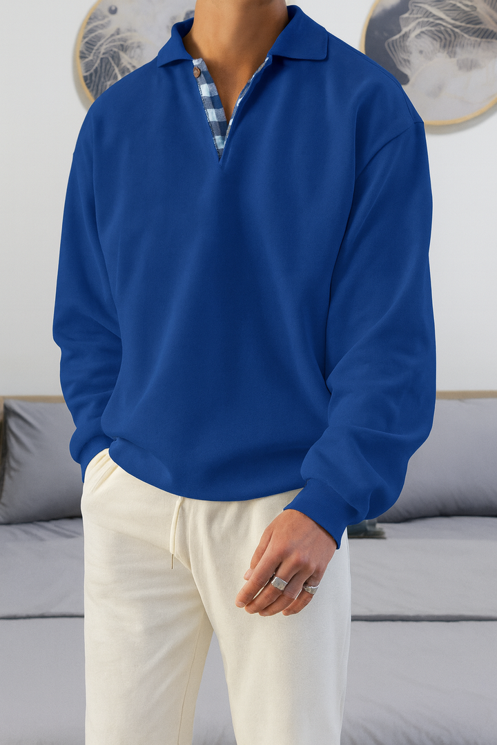 Men's Sweater Casual Collar High-Quality Fabric Casual