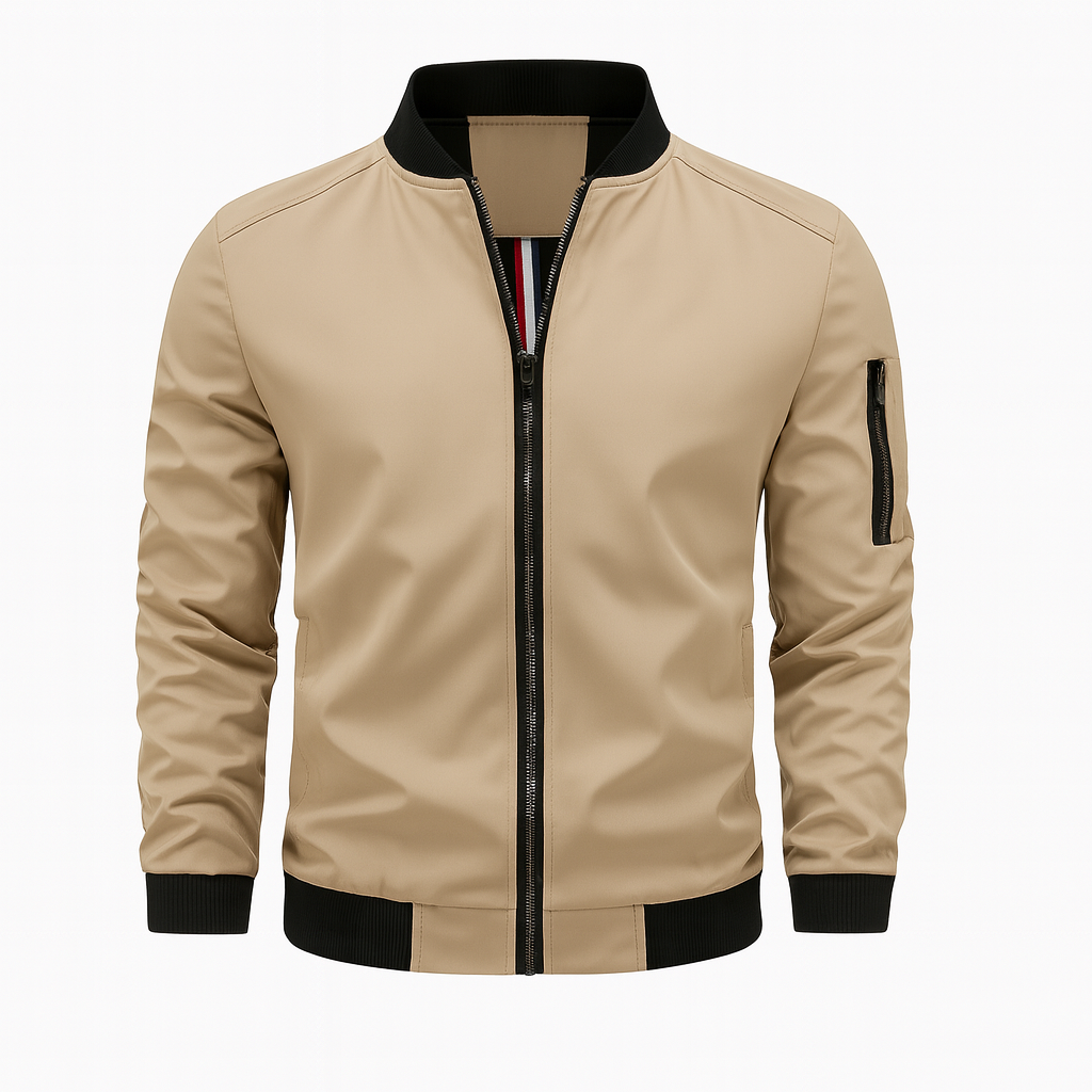 Men's bomber jacket light material classic