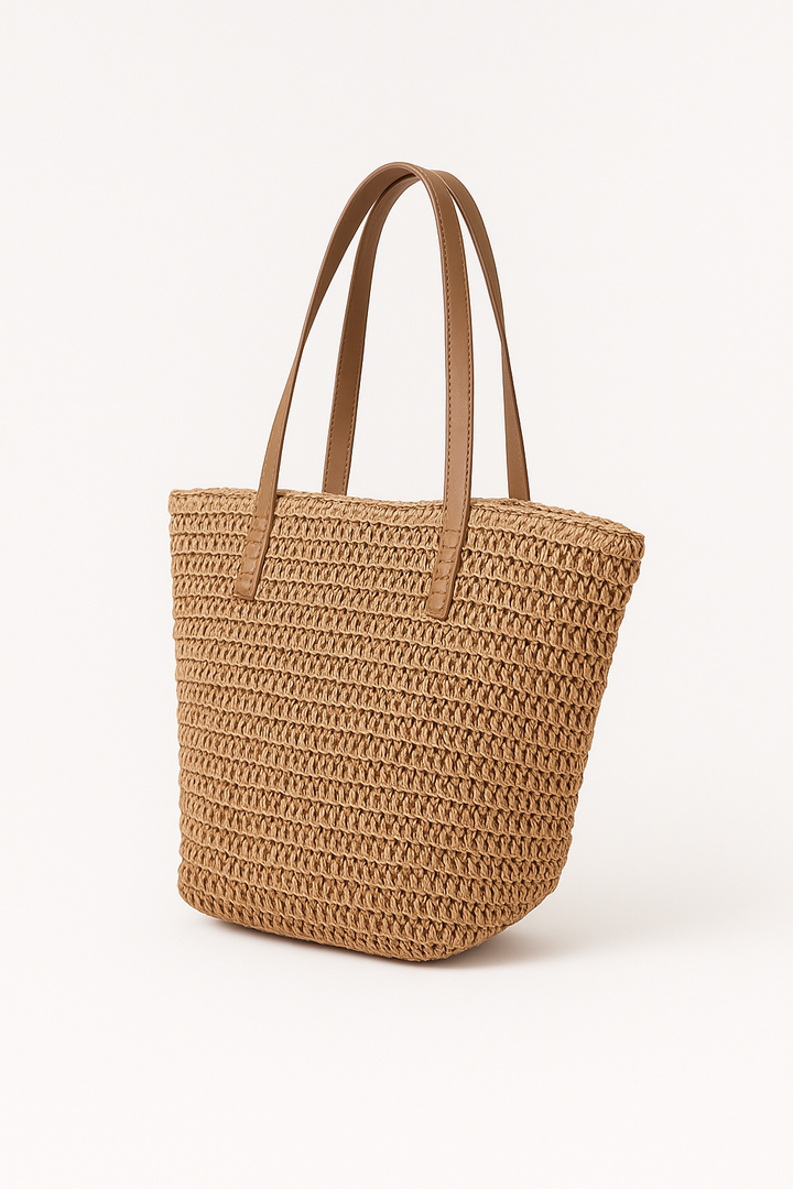 Boho Straw Bag Women – Handmade Large Beach Bag