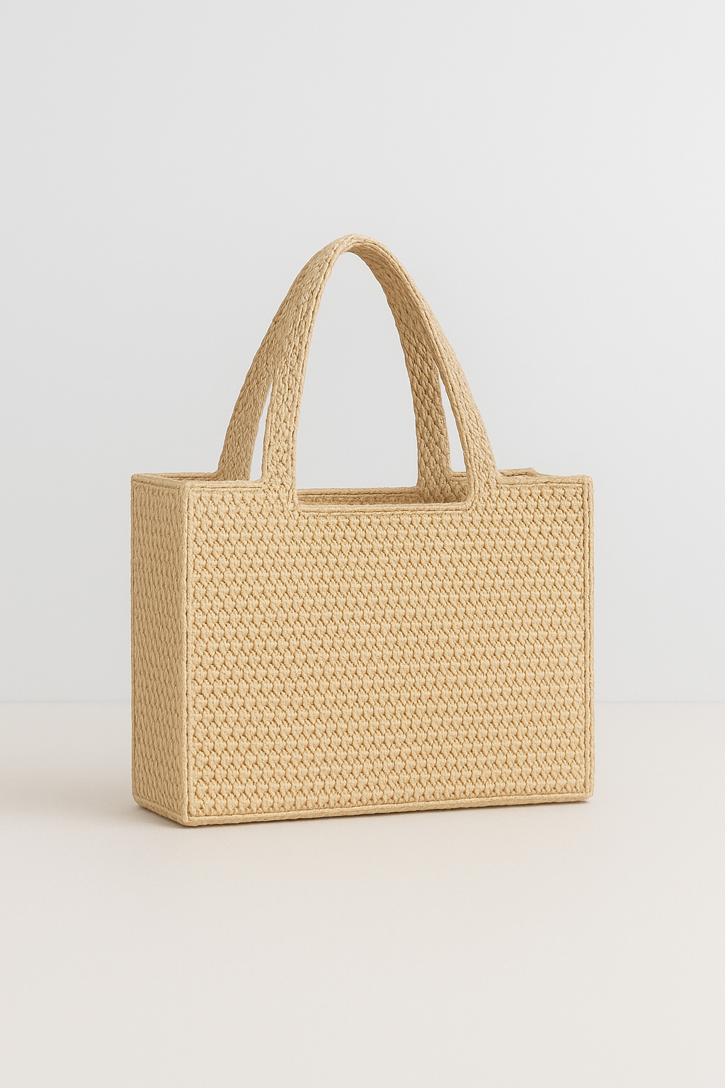 Luxury Raffia Beach Bag Women – Handmade Bag with Leather Handles