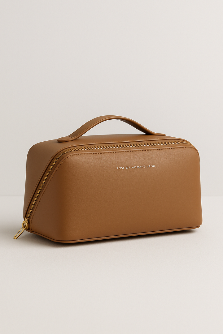 Cosmetic Bag Travel Large – Elegant Makeup Organizer for Women with Zipper