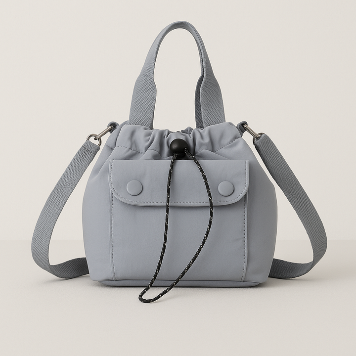 Vegan leather handbag with texture – Stylish & sustainable