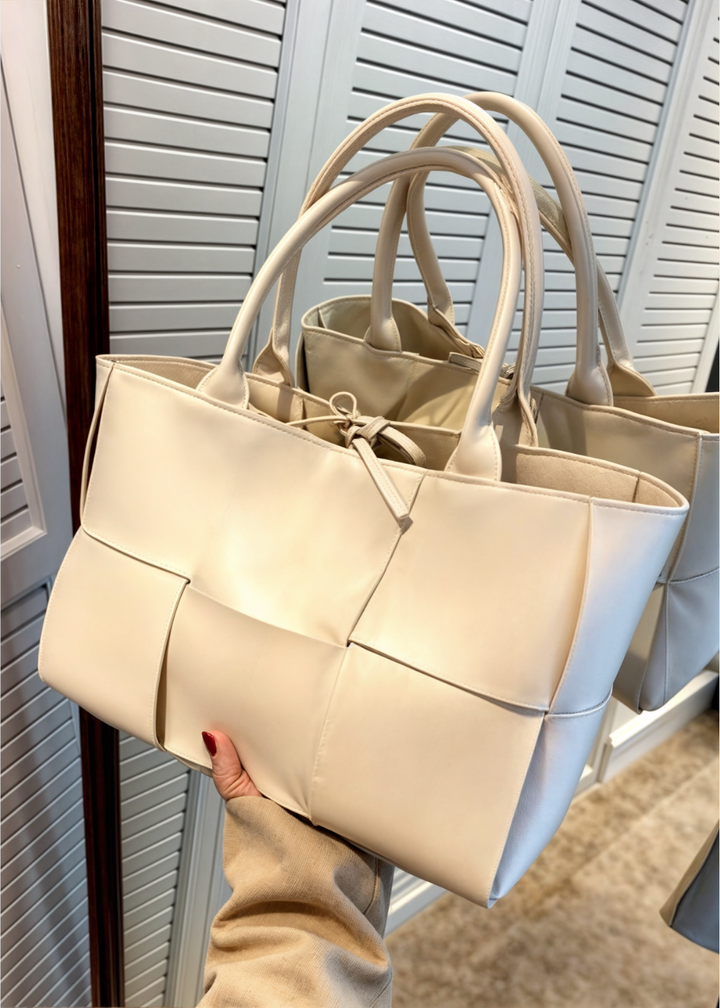 Handbag Women – Genuine Leather Bag – Braided Design