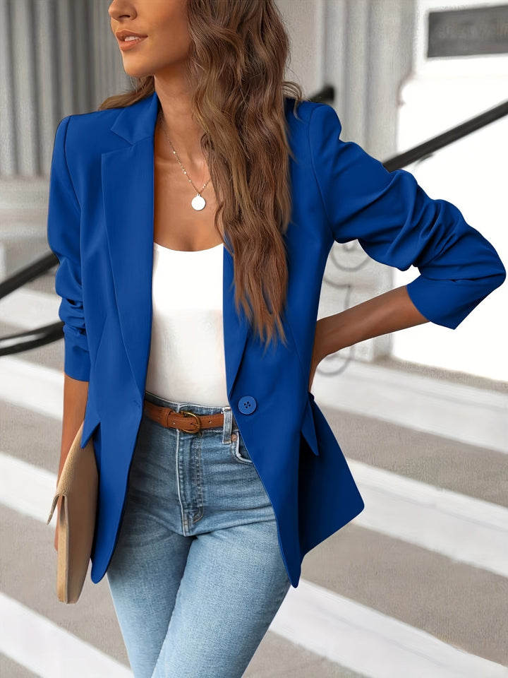 Women's Blazer Suede-Look Tailored
