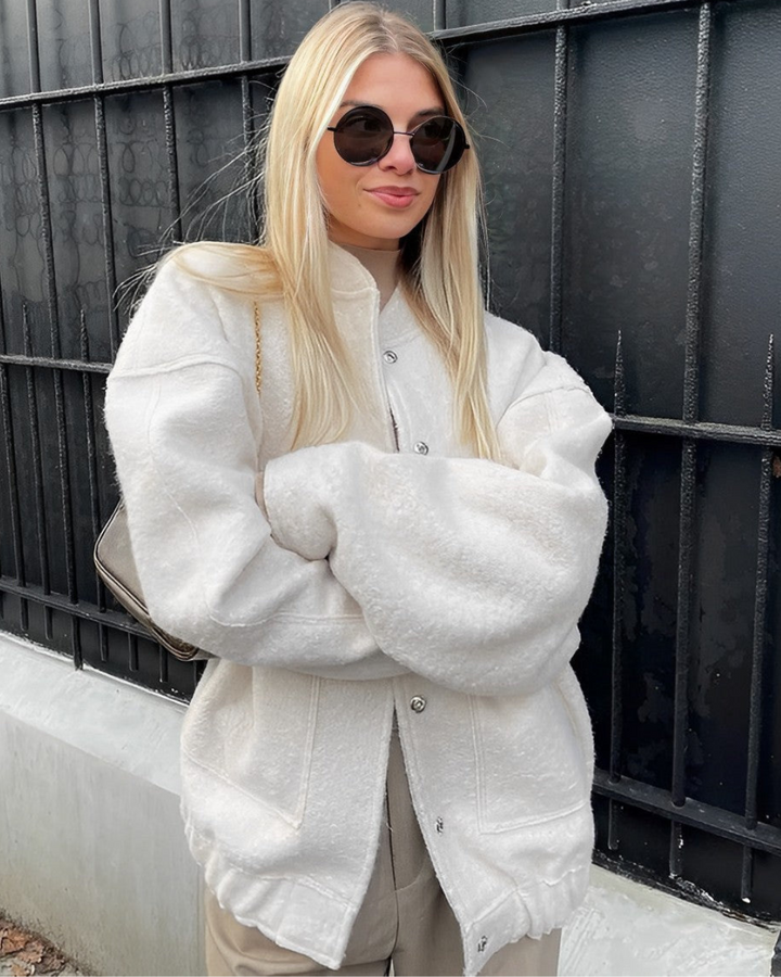 Women's bomber jacket cotton oversized style