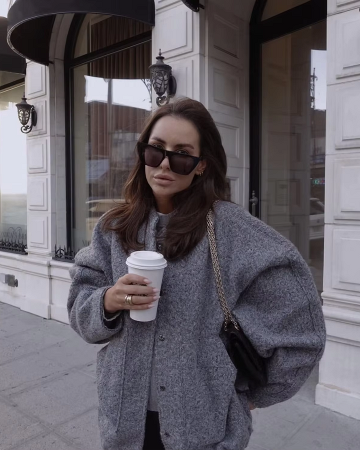 Women's bomber jacket cotton oversized style