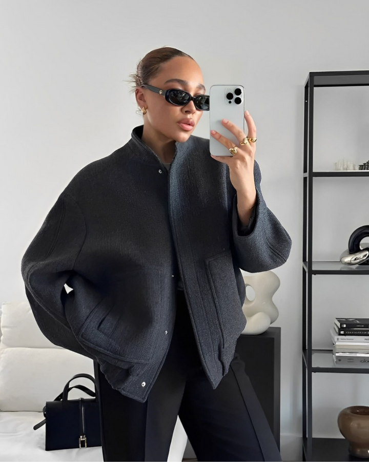 Women's bomber jacket cotton oversized style