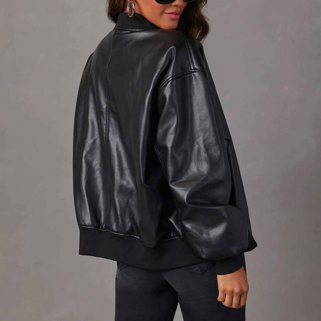 Women's Bomber Jacket Casual Oversized Stylish