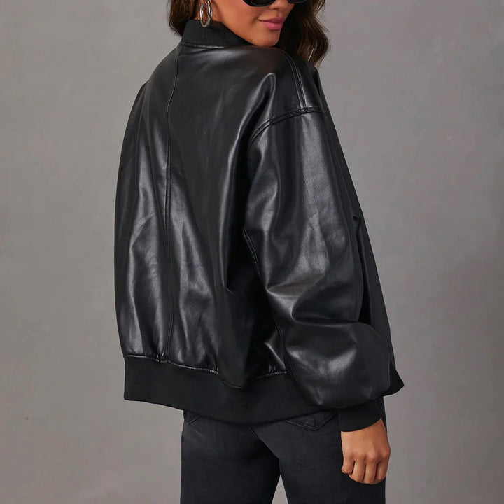 Women's Bomber Jacket Casual Oversized Stylish