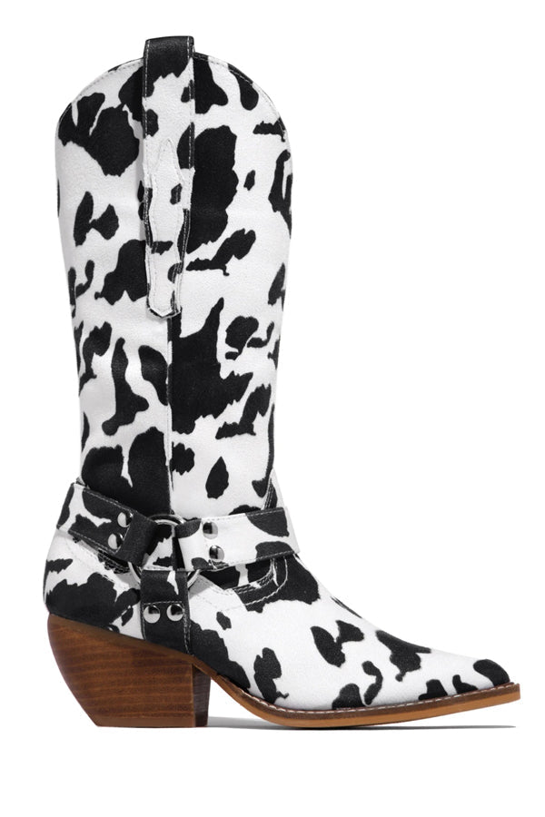 Women's Cowboy Boots Leather Elegant Western Style