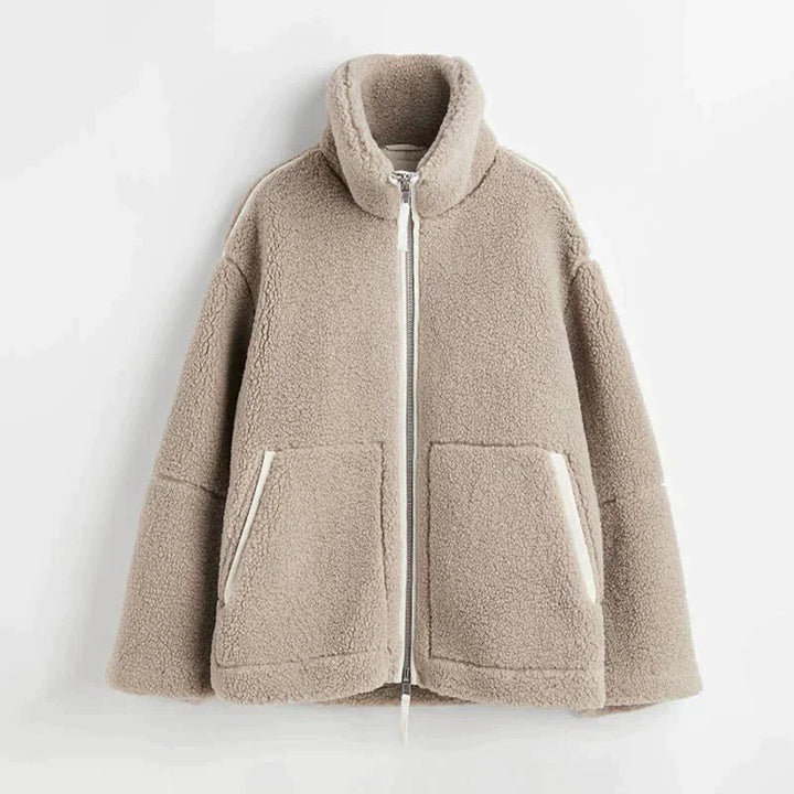Women's Fleece Jacket Oversized Style