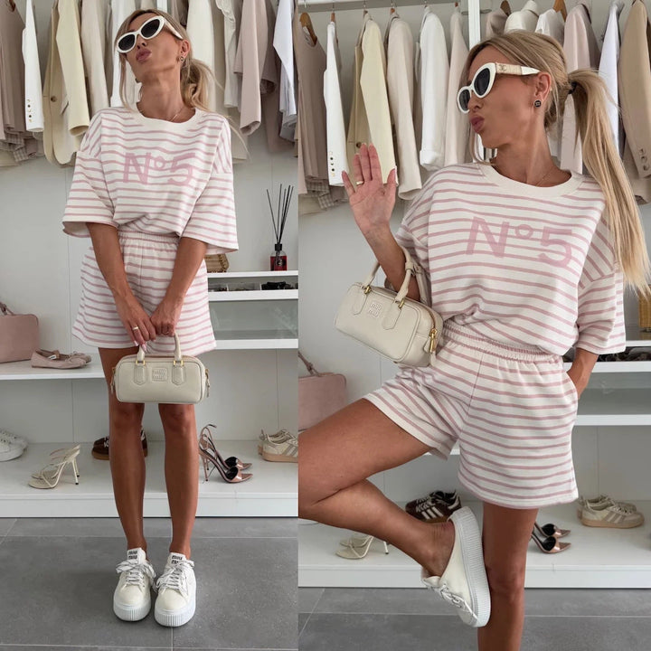 Women's Loungewear Suit Cotton Loose Fit