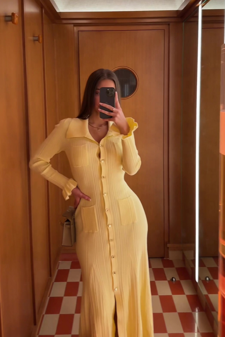 Women's maxi dress elegant for wedding guest and celebrations