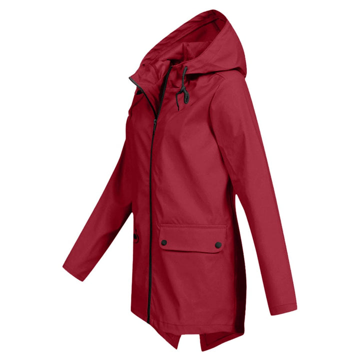 Women's Waterproof Breathable Rain Jacket With Hood