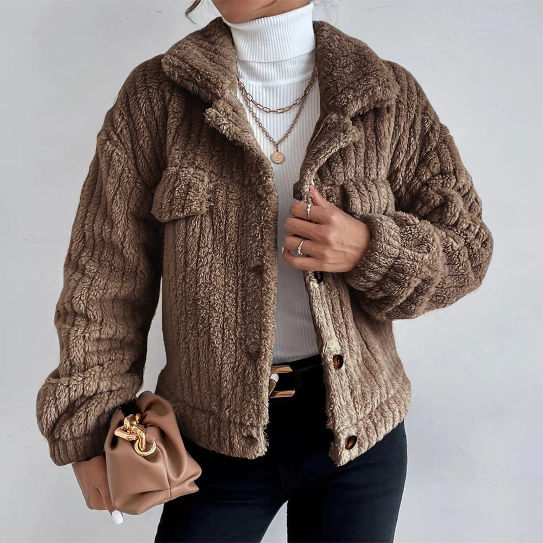 Women's Teddy Coat Short Teddy Material Elegant