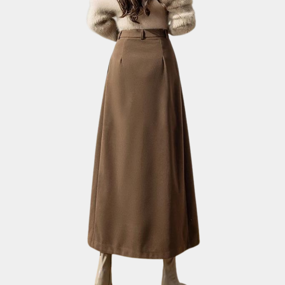 Women's Tulle Skirt A-Line High-Quality Fabric Elegant Maxi Skirt