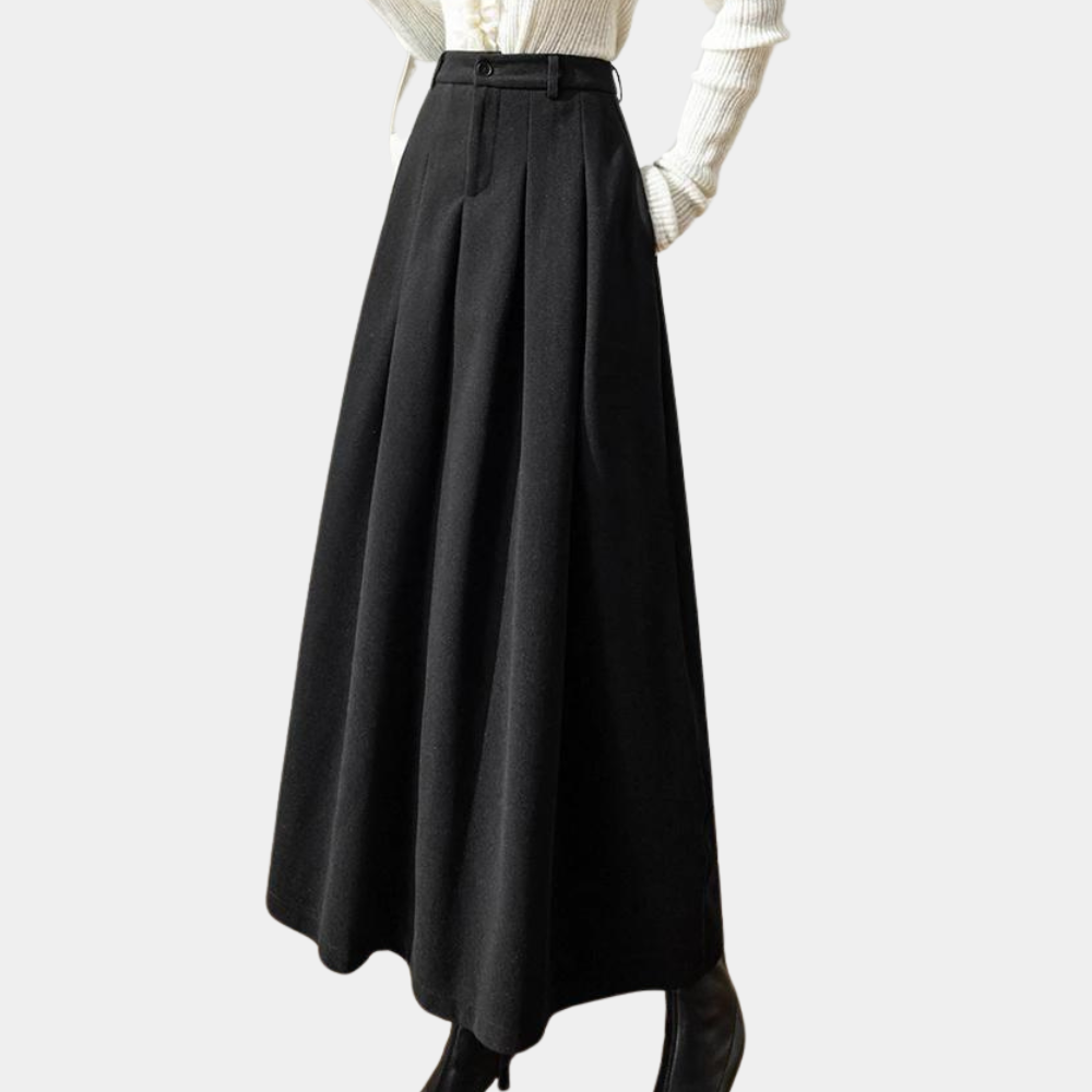 Women's Tulle Skirt A-Line High-Quality Fabric Elegant Maxi Skirt