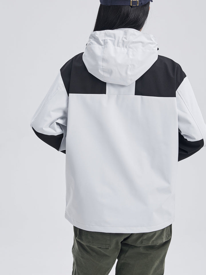 Women's winter jacket fleece 3-in-1 with hood
