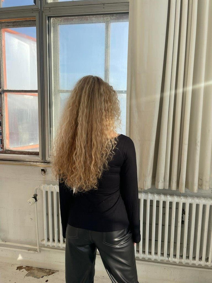 Women's blouse viscose knot detail elegant festive