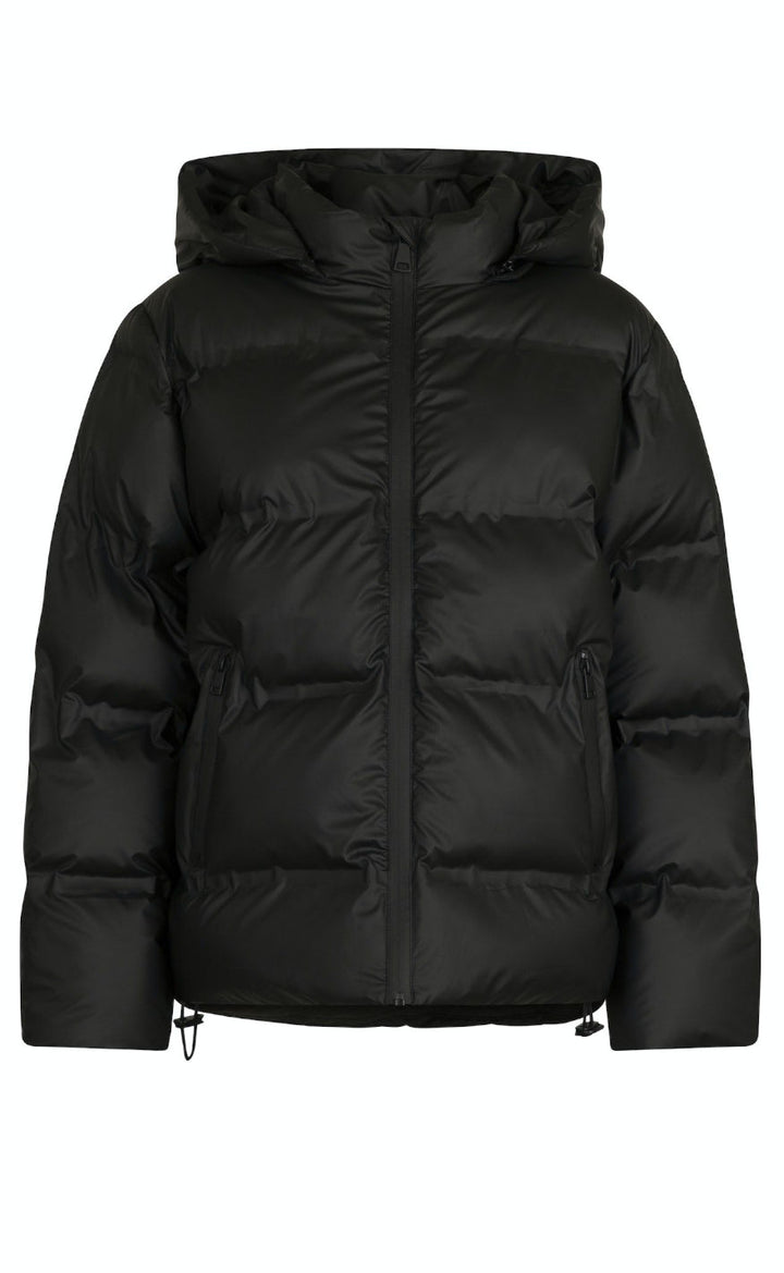 Women's down jacket with hood elegant and versatile